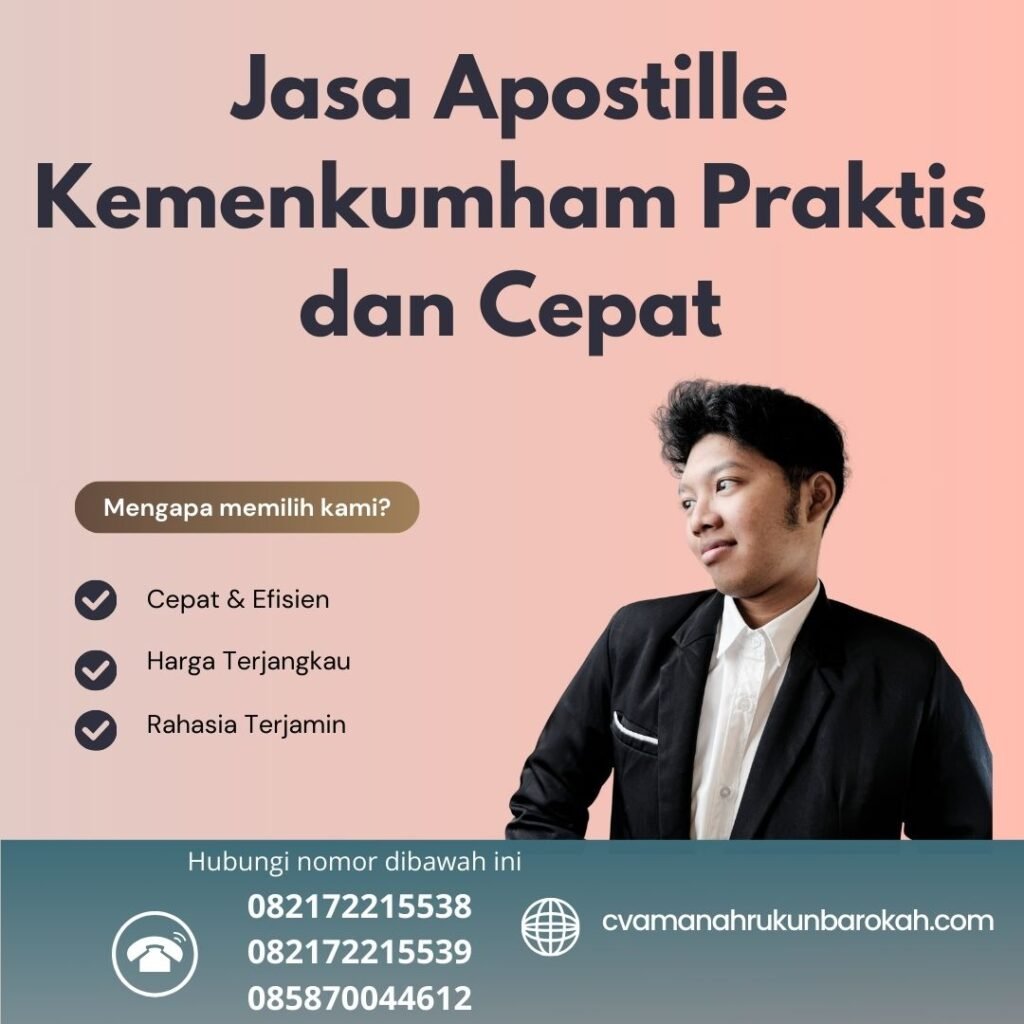 Jasa Apostille Kemenkumham Praktis Dan Cepat
