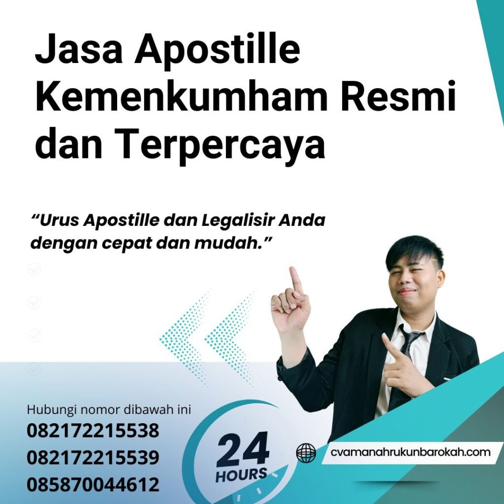 Jasa Apostille Kemenkumham Resmi Dan Terpercaya