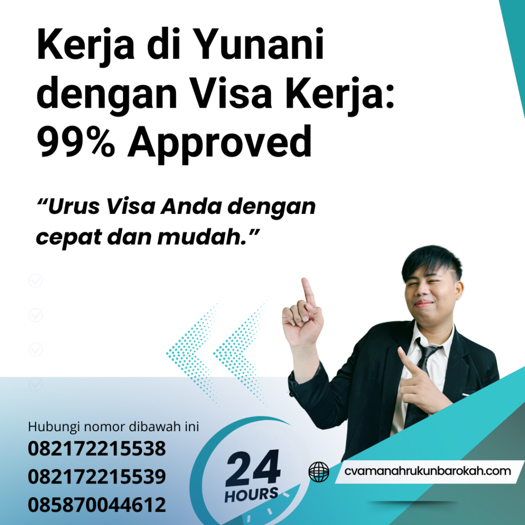 Kerja Di Yunani Dengan Visa Kerja 99% Approved