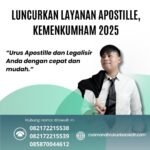 Luncurkan Layanan Apostille, Kemenkumham 2025