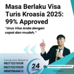Masa Berlaku Visa Turis Kroasia 2025 99% Approved
