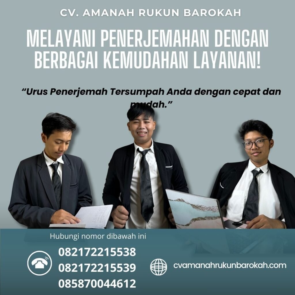 Melayani Penerjemahan dengan berbagai kemudahan layanan! Melayani Penerjemahan Dengan Berbagai Kemudahan Layanan!