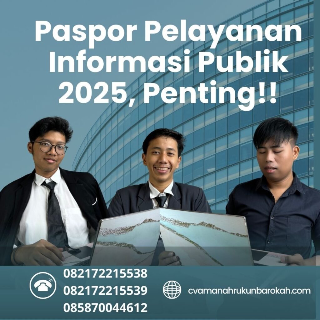 Paspor Pelayanan Informasi Publik 2025, Penting!!