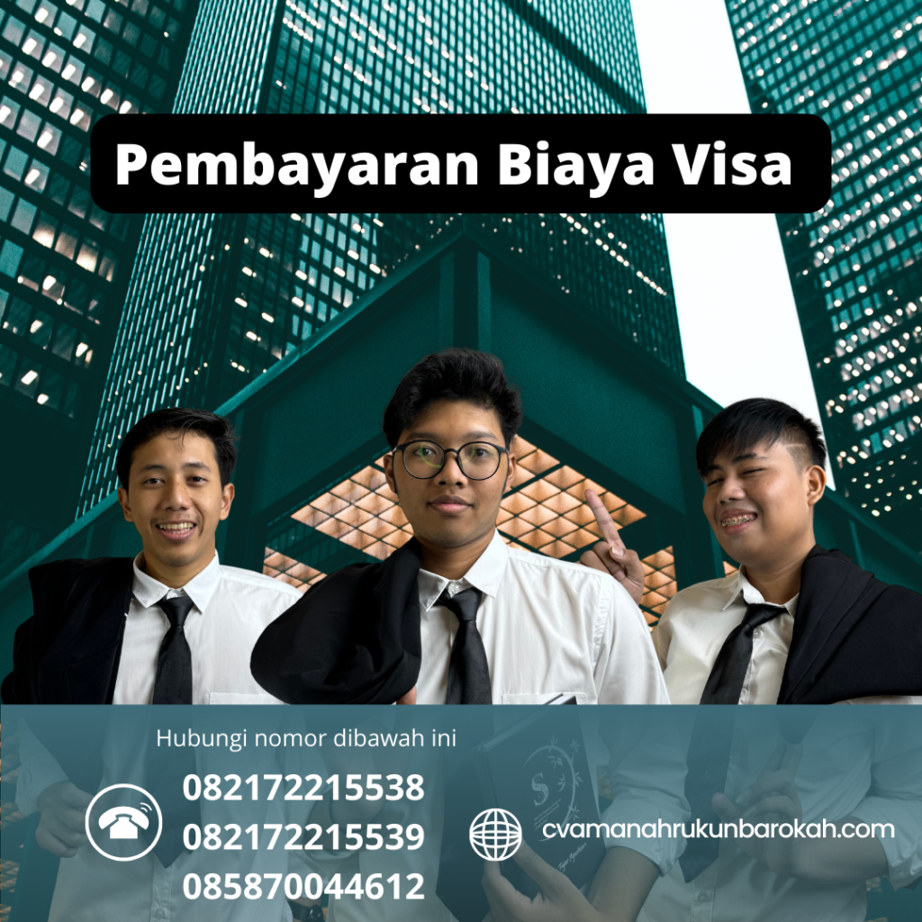Pembayaran Biaya Visa Pembayaran Biaya Visa