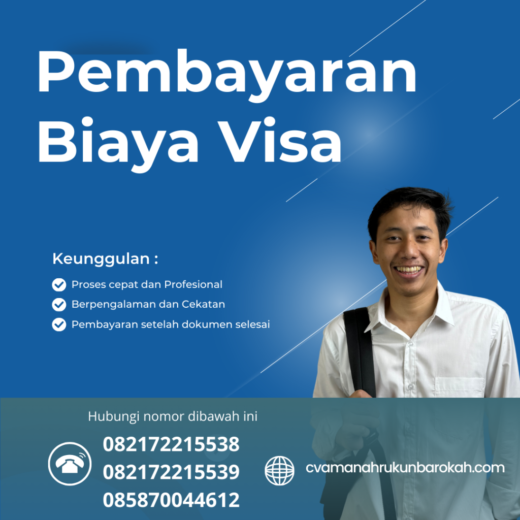 Pembayaran Biaya Visa (1) Pembayaran Biaya Visa (1)