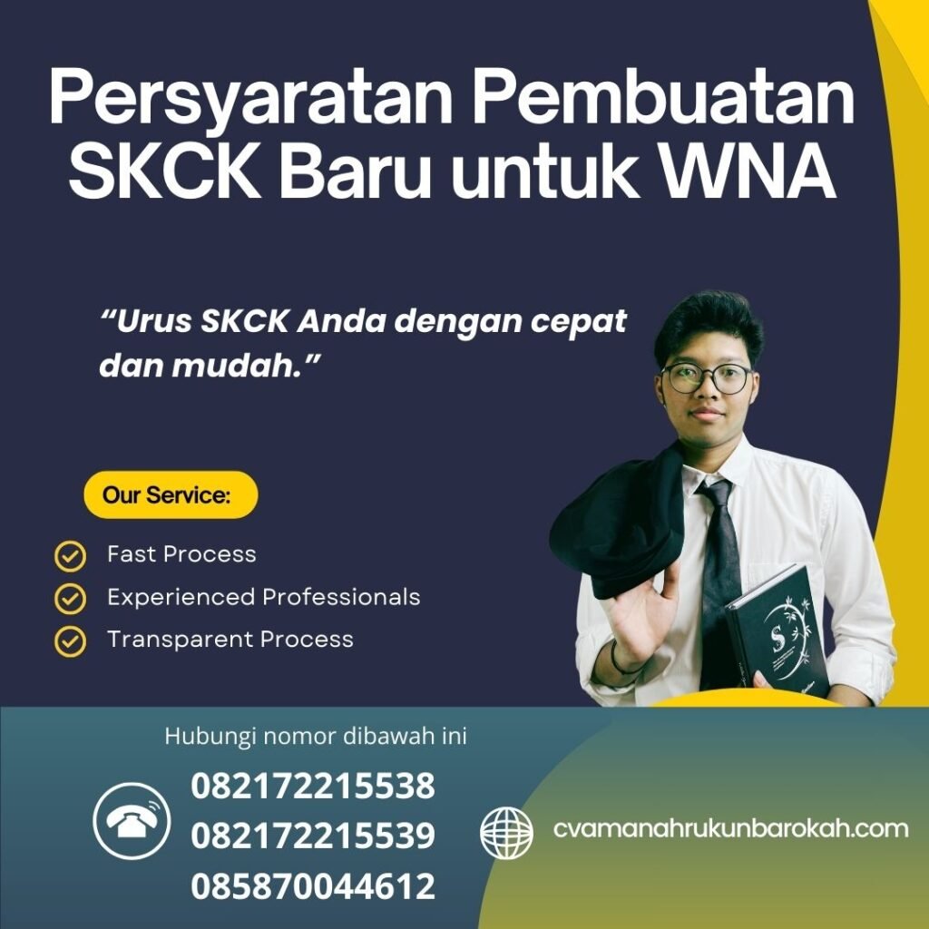 Persyaratan Pembuatan SKCK Baru untuk WNA Persyaratan Pembuatan Skck Baru Untuk Wna