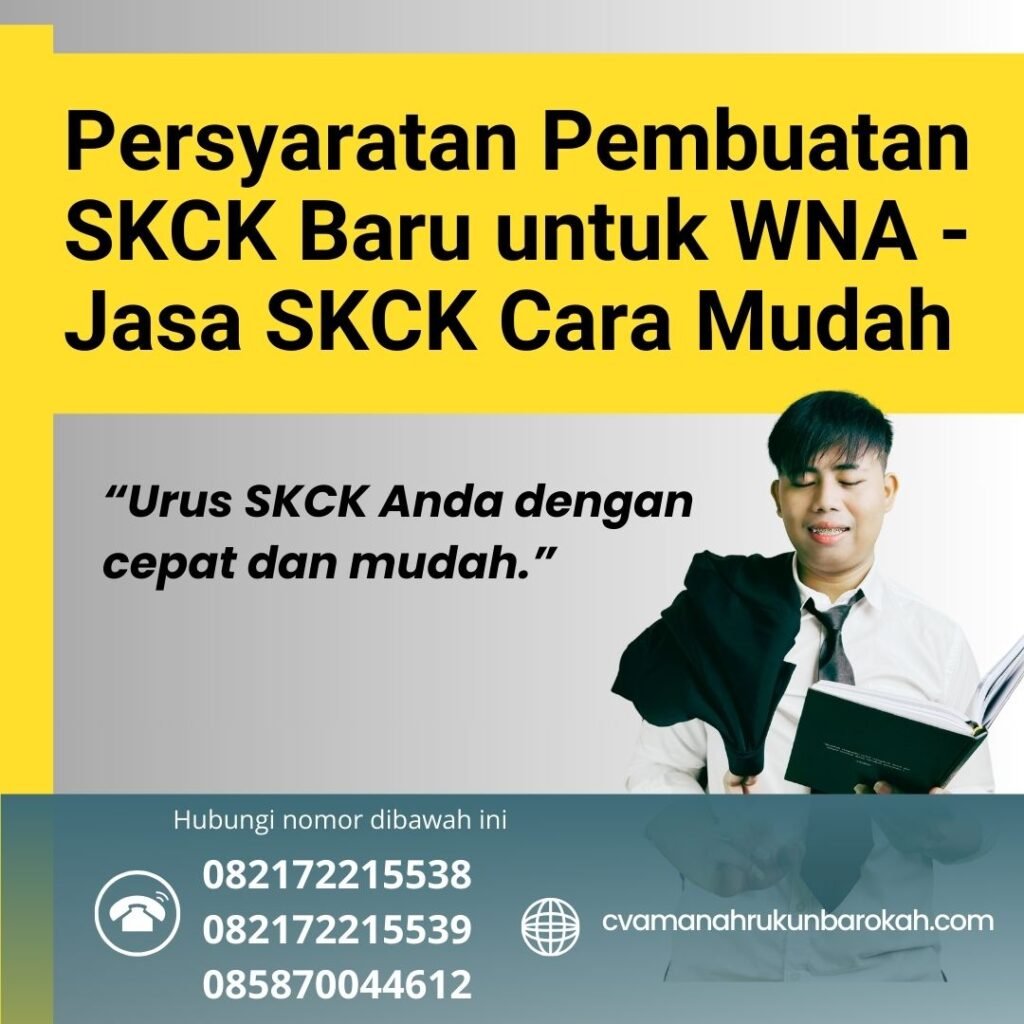Persyaratan Pembuatan SKCK Baru untuk WNA - Jasa SKCK Cara Mudah Persyaratan Pembuatan Skck Baru Untuk Wna Jasa Skck Cara Mudah