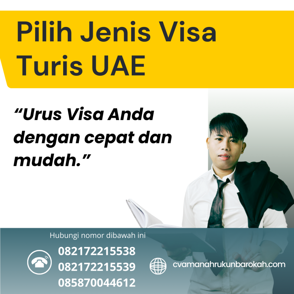 Pilih Jenis Visa Turis Uae
