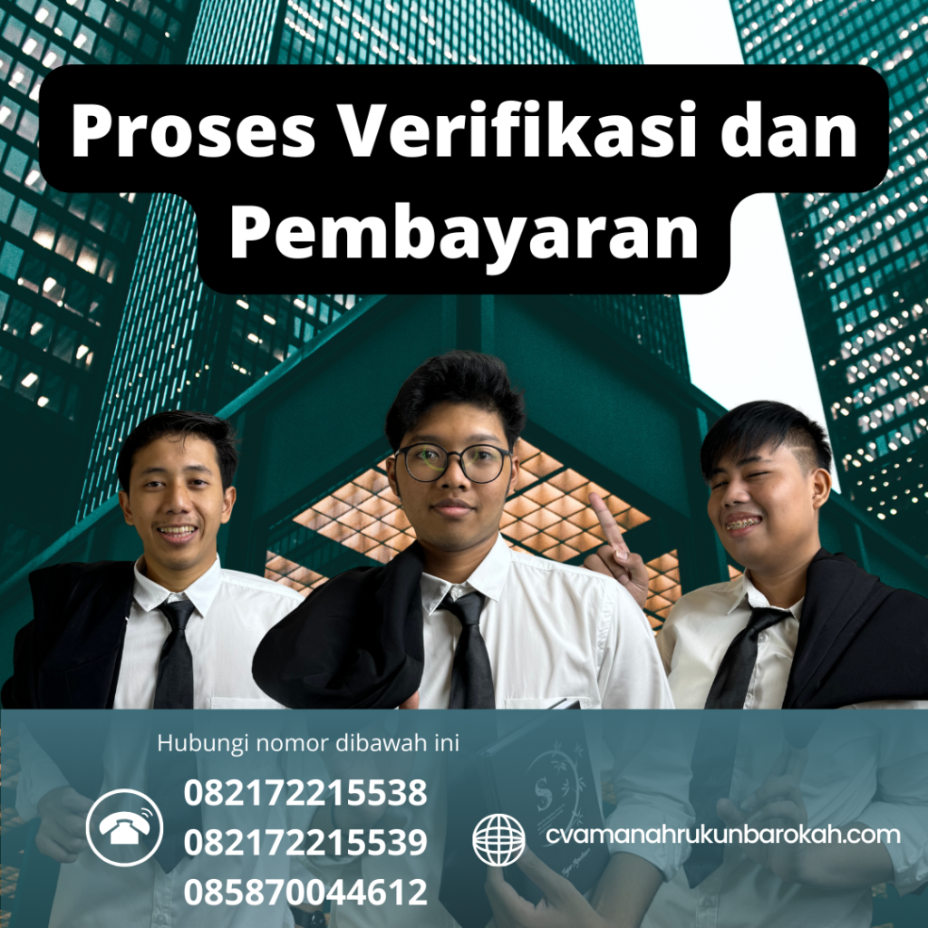 Proses Verifikasi dan Pembayaran Proses Verifikasi Dan Pembayaran