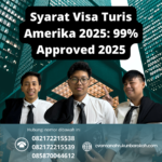 Syarat Visa Turis Amerika 2025 99% Approved 2025