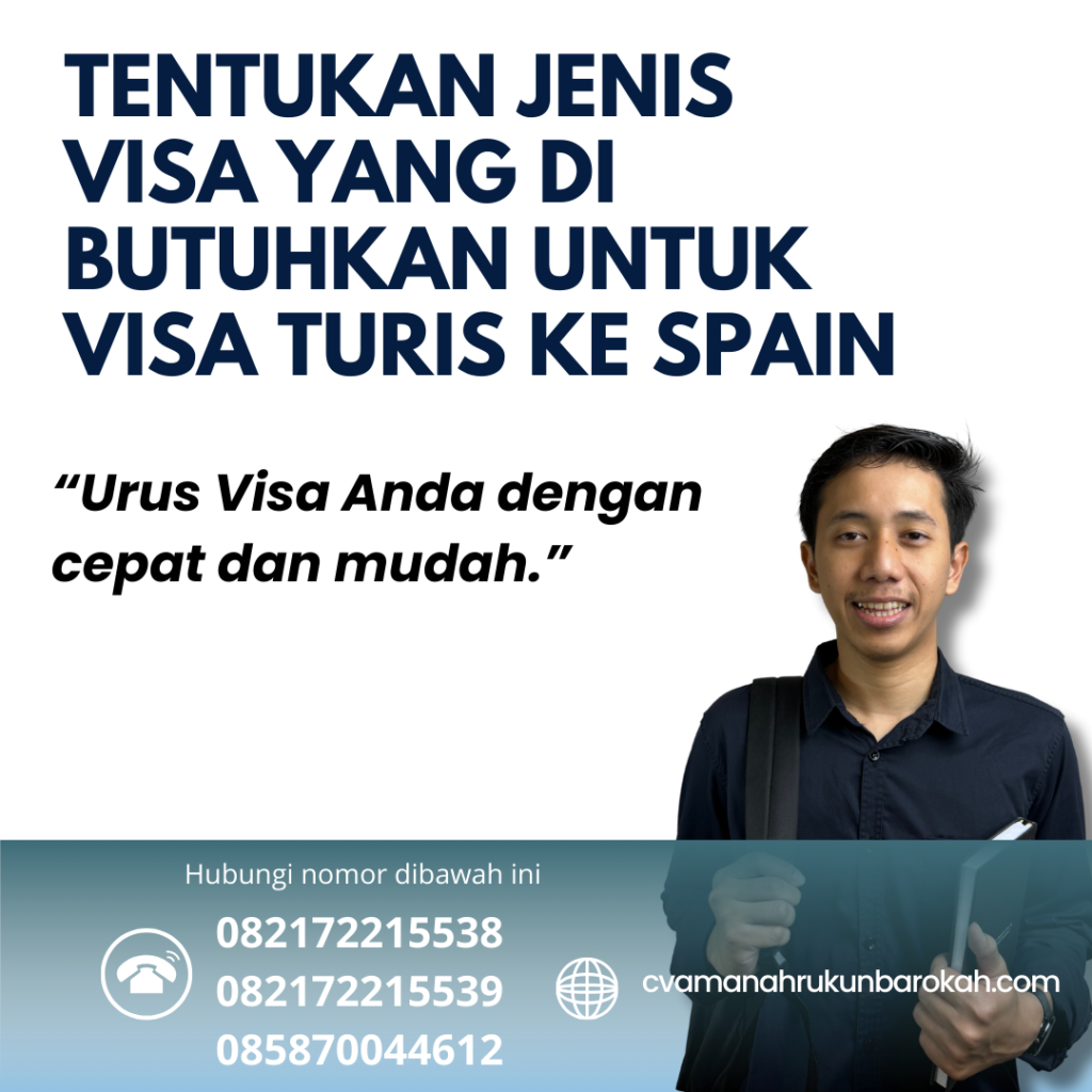 Tentukan Jenis Visa yang Di butuhkan Untuk Visa Turis Ke Spain Tentukan Jenis Visa Yang Di Butuhkan Untuk Visa Turis Ke Spain