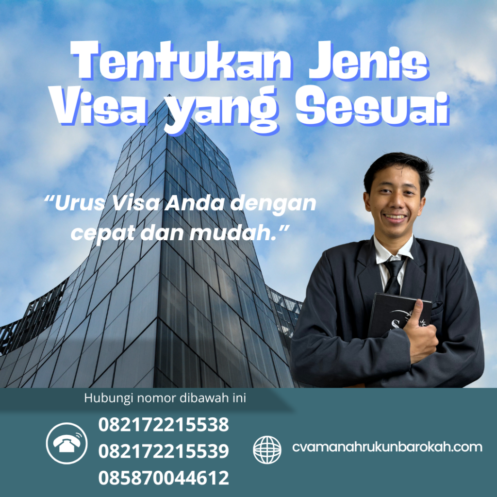 Tentukan Jenis Visa yang Sesuai (3) Tentukan Jenis Visa Yang Sesuai (3)