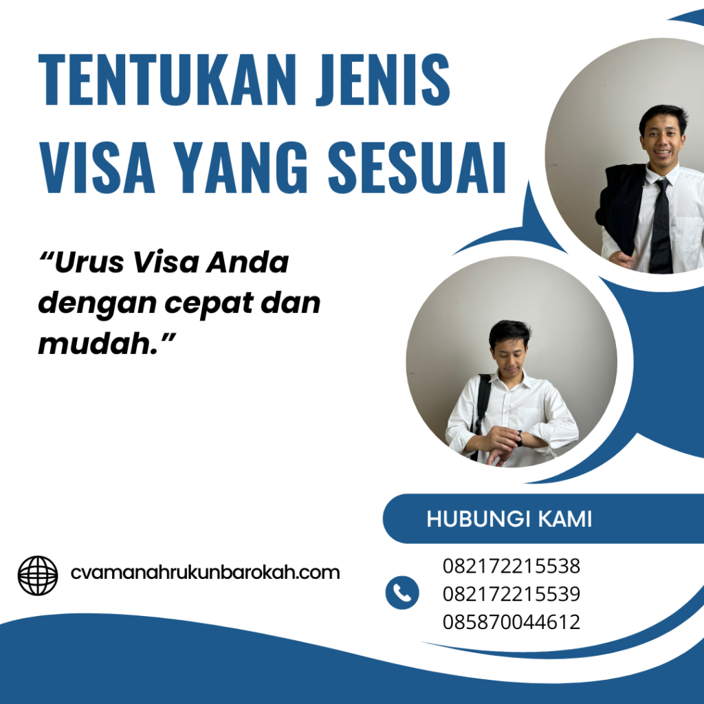 Tentukan Jenis Visa yang Sesuai (7) Tentukan Jenis Visa Yang Sesuai (7)