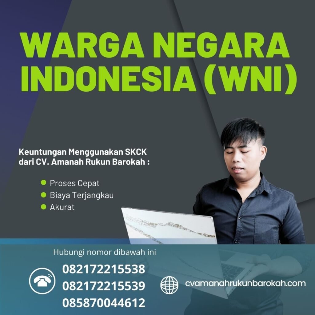 Warga Negara Indonesia (wni)
