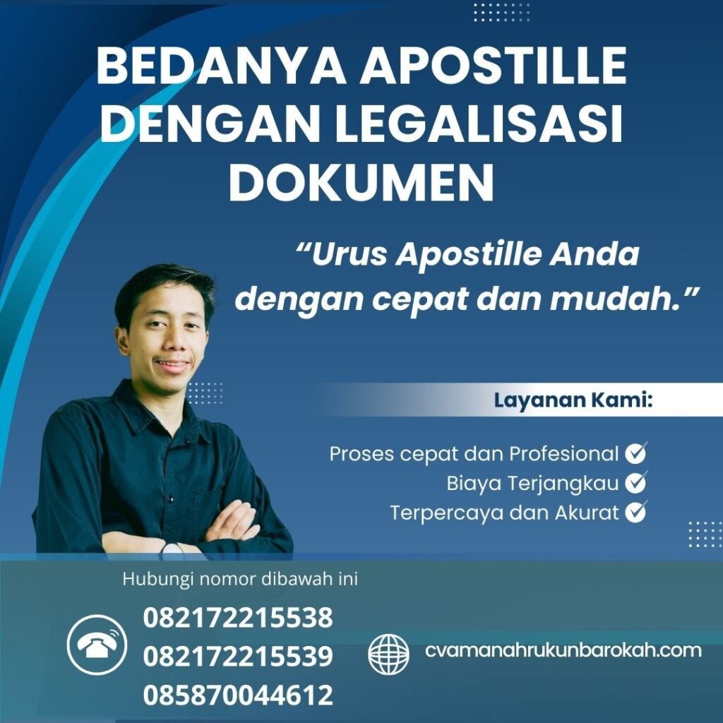 Bedanya Apostille Dengan Legalisasi Dokumen