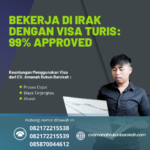 Bekerja Di Irak Dengan Visa Turis 99% Approved