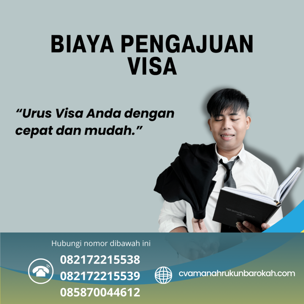 Biaya Pengajuan Visa Biaya Pengajuan Visa