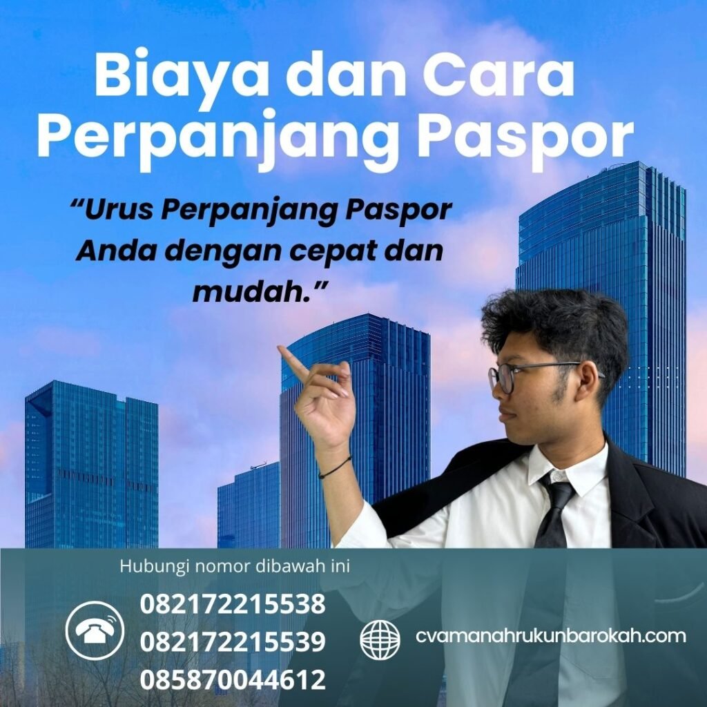 Biaya dan Cara Perpanjang Paspor Biaya dan cara perpanjang paspor