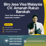 Biro jasa visa malaysia cv. amanah rukun barokah