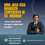 Biro jasa visa marocco terpercaya di cv. amanah