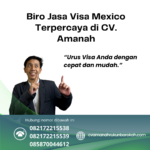 Biro jasa visa mexico terpercaya di cv. amanah