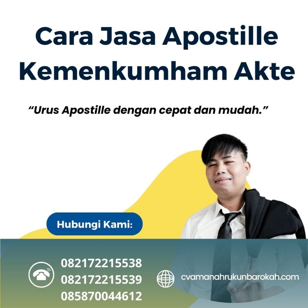 Cara Jasa Apostille Kemenkumham Akte Cara Jasa Apostille Kemenkumham Akte