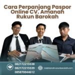 Cara perpanjang paspor online cv. amanah rukun barokah