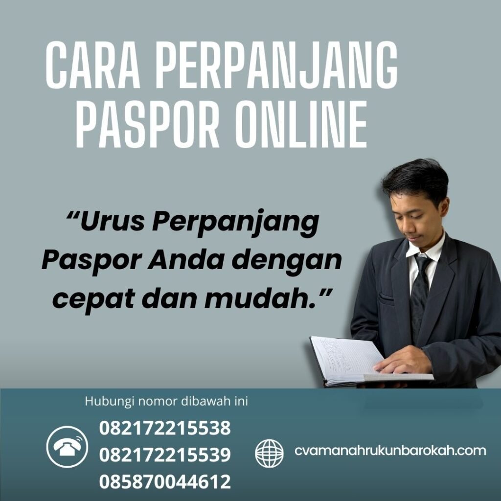Cara perpanjang paspor online (1) Cara perpanjang paspor online (1)