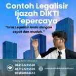 Contoh legalisir ijazah dikti tepercaya