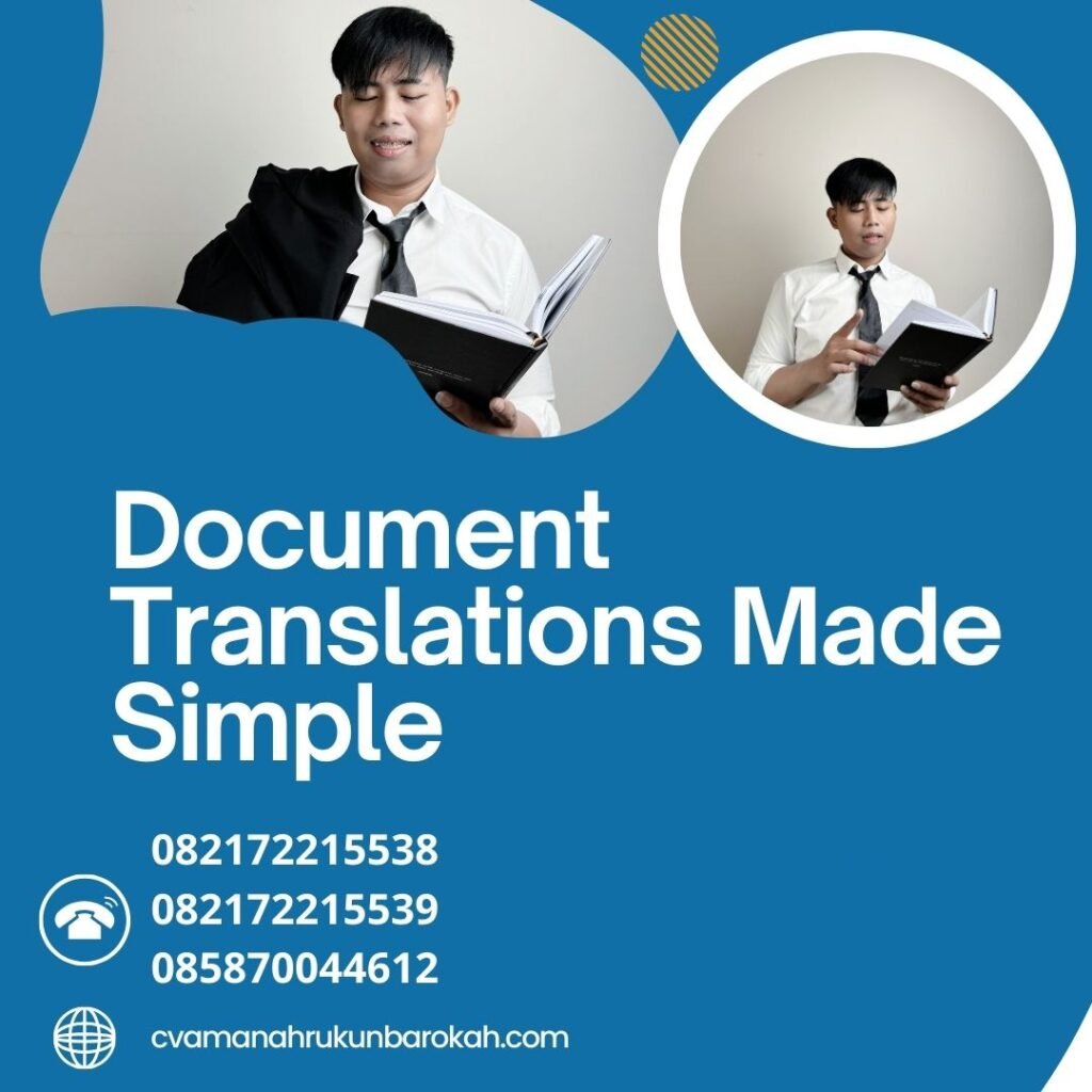 Document Translations Made Simple Document Translations made Simple