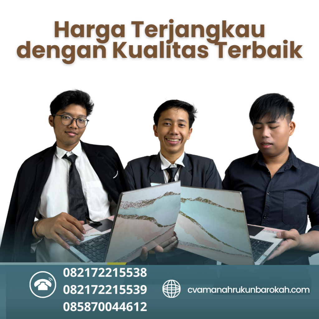 Harga terjangkau dengan kualitas terbaik