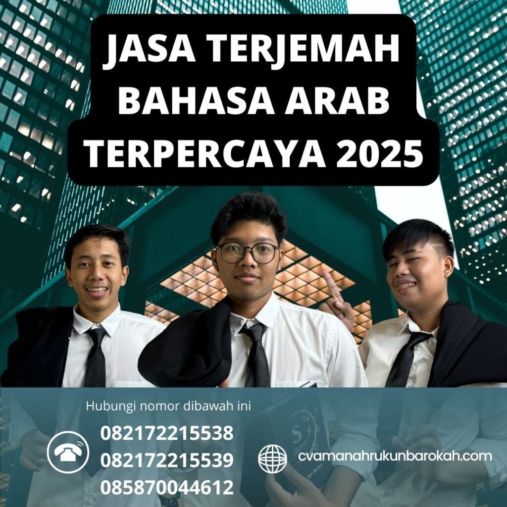 Jasa Terjemah Bahasa Arab Terpercaya 2025