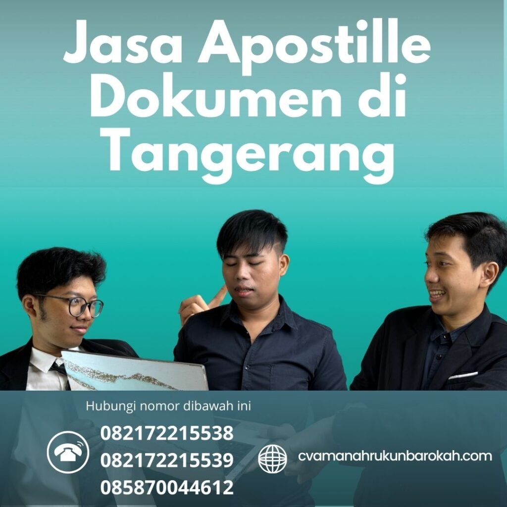 Jasa Apostille Dokumen Di Tangerang