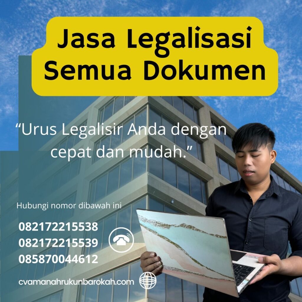 Jasa Legalisasi Semua Dokumen Jasa Legalisasi Semua Dokumen