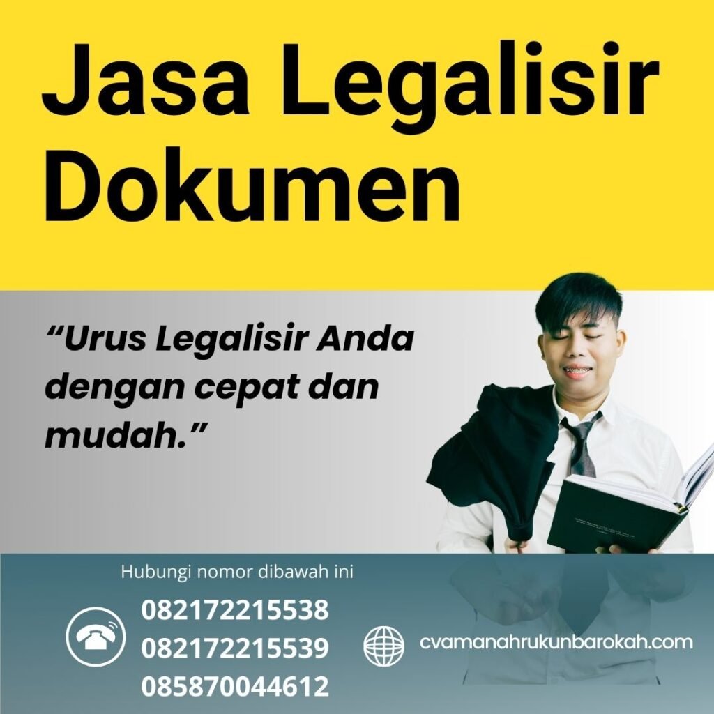 Jasa Legalisir Dokumen Jasa Legalisir Dokumen