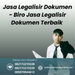 Jasa Legalisir Dokumen Biro Jasa Legalisir Dokumen Terbaik
