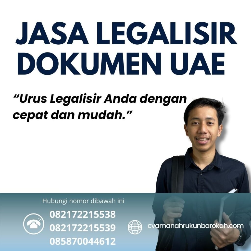 Jasa Legalisir Dokumen UAE Jasa Legalisir Dokumen Uae