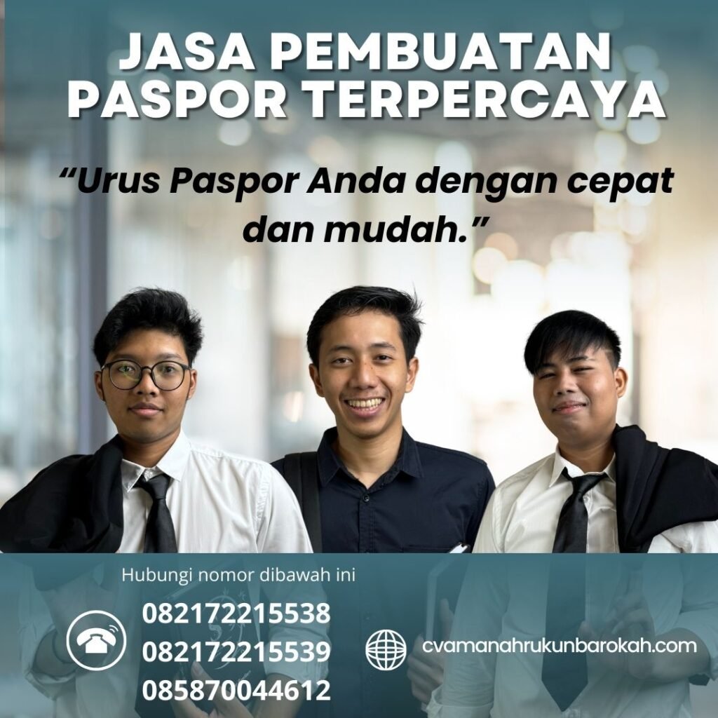 Jasa pembuatan paspor terpercaya