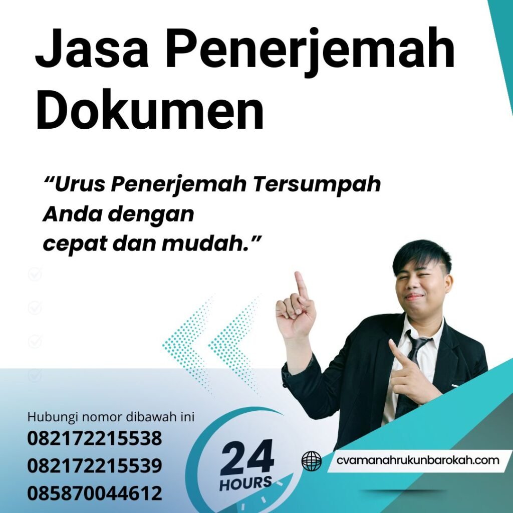Jasa Penerjemah Dokumen Jasa Penerjemah Dokumen