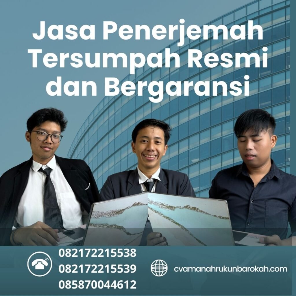 Jasa Penerjemah Tersumpah Resmi dan Bergaransi Jasa Penerjemah tersumpah Resmi dan bergaransi