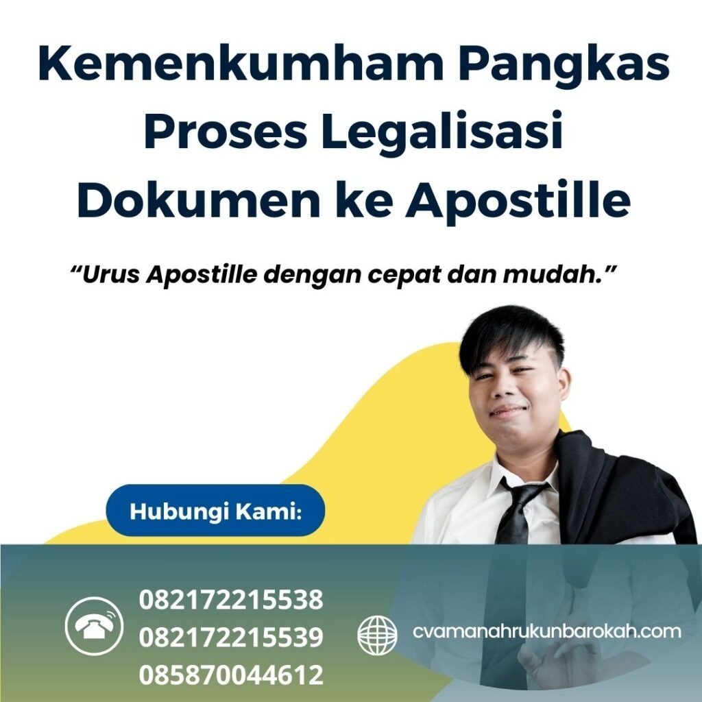 Kemenkumham Pangkas Proses Legalisasi Dokumen Ke Apostille