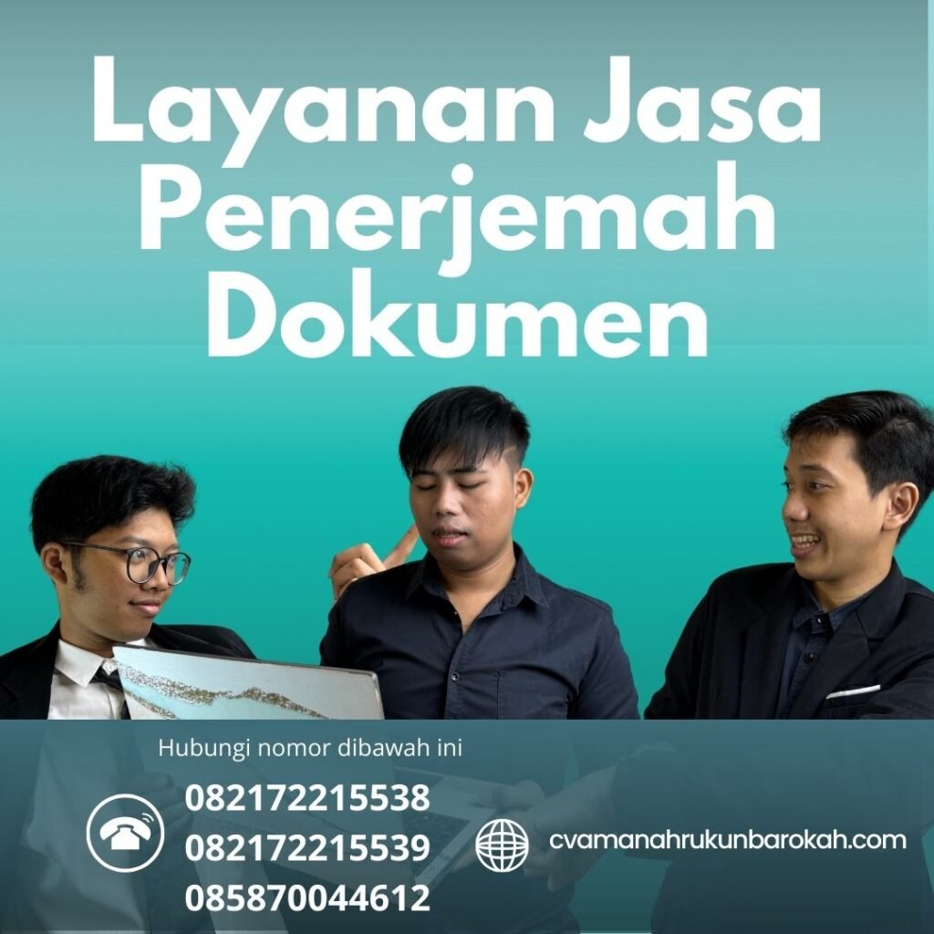 Layanan Jasa Penerjemah Dokumen Layanan Jasa Penerjemah Dokumen