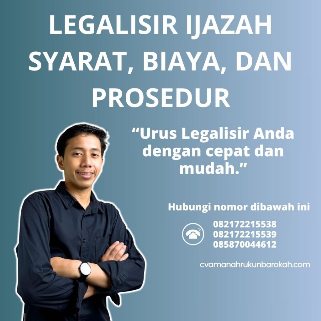 Legalisir Ijazah Syarat, Biaya, Dan Prosedur