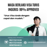 Masa Berlaku Visa Turis Inggris 99% Approved