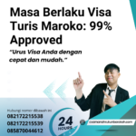 Masa Berlaku Visa Turis Maroko 99% Approved