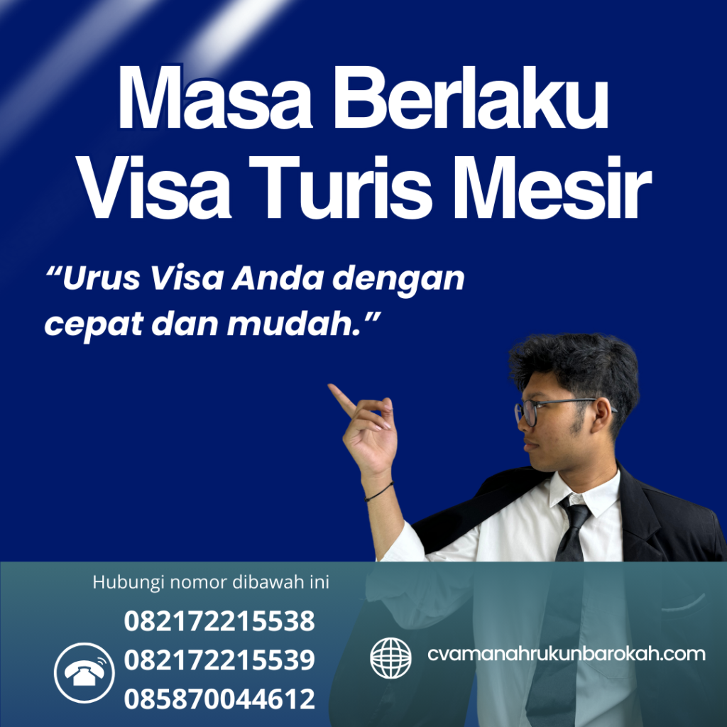 Masa Berlaku Visa Turis Mesir
