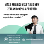 Masa Berlaku Visa Turis New Zealand 99% Approved