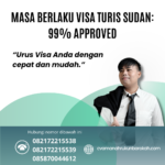 Masa Berlaku Visa Turis Sudan 99% Approved