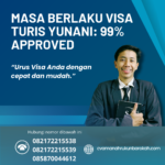 Masa Berlaku Visa Turis Yunani 99% Approved