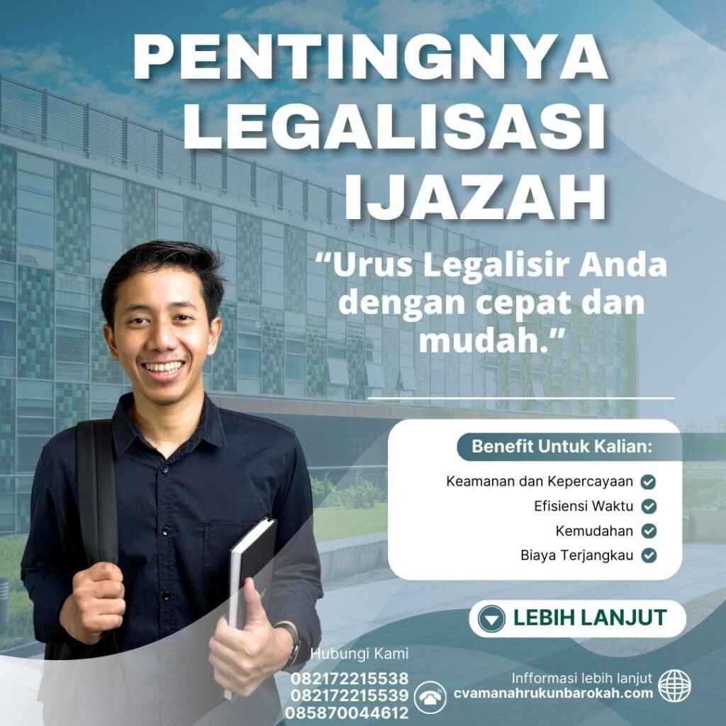 Pentingnya Legalisasi Ijazah Pentingnya Legalisasi Ijazah
